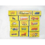 Matchbox. A collection of 15 1 to 75 series including no. 68 Mercedes Coach, no.