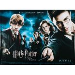 A group of British quad film posters: 'Harry Potter and the Order of the Phoenix', 'Barnyard',