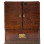 A 19th century mahogany apothecary's case:,