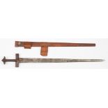 A North African Tuareg sword (Takuba):,