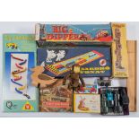 Mettoy and others, a group of various clockwork toys:, 'Twin Tunnel Trains' in box,