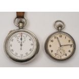 A WWI period S Anderson & Son Mk II military stopwatch:, numbered 5890,