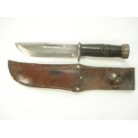 A WWII period American Cattaragus 225Q fighting knife:,