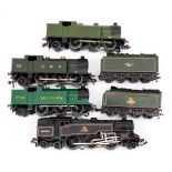 Hornby Dublo OO/HO 3-rail locomotives:, a 2-6-4 BR black No 80054,
