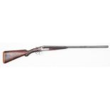 A 12 bore side by side shotgun by William Lee:, number 2124,