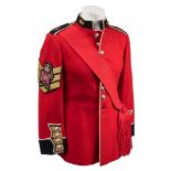 A Grenadier Guards Colour Sergeant's and Company Quartermaster Sergeants scarlet jacket:, post 1953,