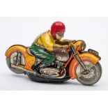 Schuco (Germany) No 1012 Miarakomot tinplate clockwork motorcycle:,