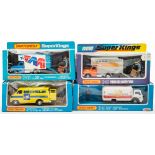 Matchbox Super Kings, a group of four commercial vehicles:,