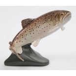 A Beswick Trout designed by Graham Tongue model no 2087:, 16cm high.