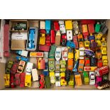 Matchbox and others ,a group of unboxed vehicles various decades.