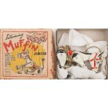 Moko (Matchbox) 'Muffin the Mule Junior':, diecast articulated body with strings,