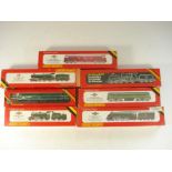 Hornby Railways OO/HO gauge, a boxed group of six locomotives:, R350 A4 loco 'Mallard',