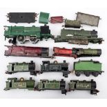 A collection of various O gauge locomotive bodies:, including LNER green No 460, No 463 and others.