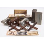 A group of early 20th century stereoscopic cards:, various makers ,