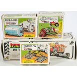 Kovap Nachod (Czechoslovakia) a group of four tinplate farm vehicles:,