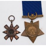 A Victorian Ashanti Star and a Kedive's Star:,