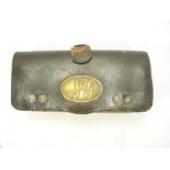 An 1874 pattern Fraziers patent 'NY' cartridge pouch by Ridabock & Co , New York:,