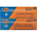 Roco OO/HO gauge, a boxed group of two overhead electric locomotives:,