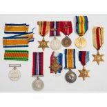 A WWI trio to S-82 Pte J Ralph E Kent R':, 1914-15 Star,