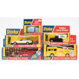 Dinky, a boxed group of five emergency vehicles:, comprising 263 Airport Fire Rescue Tender,