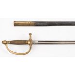 An American M 1840 pattern NCO sword:,