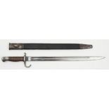 A 1907 pattern sword bayonet by Sanderson:,