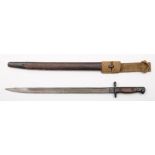 A WWI period British 1907 pattern bayonet by Wilkinson:,