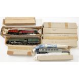 Hornby and other OO/HO gauge, a group of steam locomotives in associated boxes:,