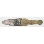 A 19th century North American Dag knife by I & H Sorby:,