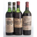 Two bottles of Chateau Fonreaud 1958 Listrac,