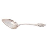 A 20th Century Danish silver serving spoon, assay master Christian Heise,