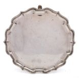 An Elizabeth II silver salver, maker Mappin & Webb, Sheffield,