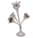 An Edward VII silver epergne, maker Joseph Gloster Ltd, Birmingham,