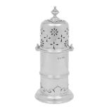 A George V silver sugar caster, maker Charles Boyton & Son Ltd, Birmingham,