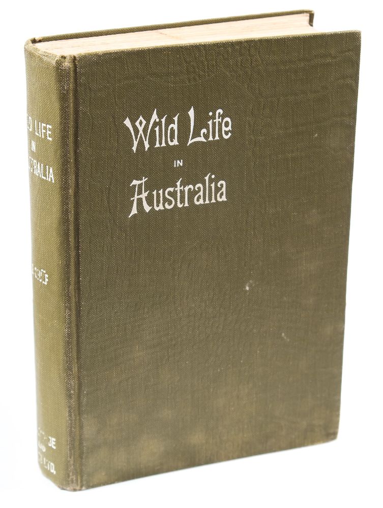 'Wildlife in Australia' inscribed to end papers 'To the glorious memory of Commander Harry Lewis