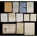 A collection of service papers and related ephemera to F E C Davies:,