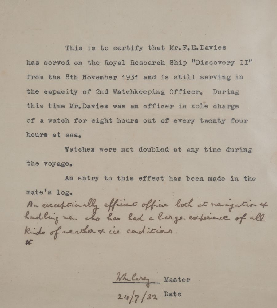 Discovery II & William Scoresby- A group of eight letters on Colonial Office, - Image 13 of 14