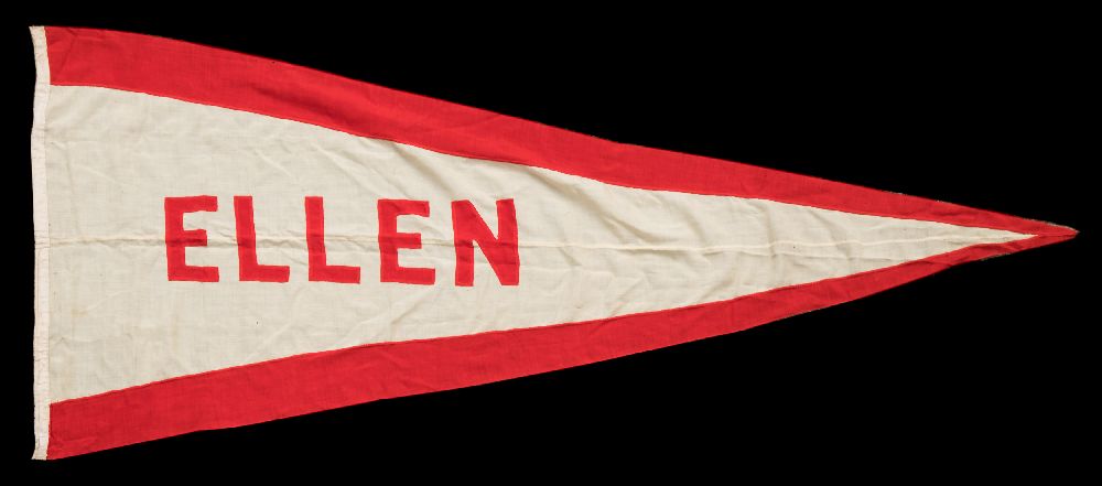 Two early 20th century ship's pennants:,