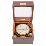 A Two Day Marine chronometer by Louis Weule,Co, San Francisco,
