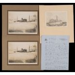 RSS Discovery II- a letter to F E C Davies from Stevens?: on headed notepaper dated 28th October