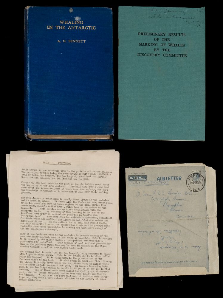 Bennett, A, G 'Whaling in the Antarctic':, signed by the author, 1931,