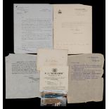 A collection of five letters from the Colonial Office and RSS William Scoresby to F E C Davies: in