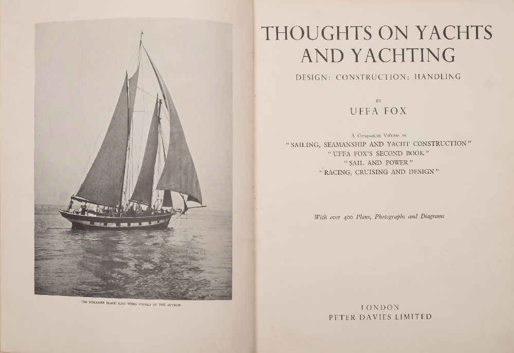 Fox, Uffa, 'Thoughts on Yachts and Yachting.