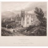 PRINTS : A box of topographical views including South West England.