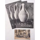 LEACH, Bernard : Three catalogues relating to the Leach Pottery, 1946 (2), 1952.