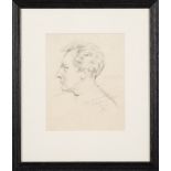 ' STOKOWSKI, Leopold ', signed pencil sketch, initialled C. L. A, f & g, 225 x 185 mm.