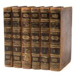 PERROT, A.M - (cartographer) 'Les Jeunes Voyageure' - six volumes, cont. calf, 8vo, 87 maps, 1821.