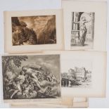 ETCHINGS : a collection of 39 etched prints, published by Cadart & Luquet, Paris, various sizes,