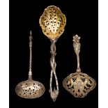 An Art Nouveau period silver spoon, maker Gorham Manufacturing Co, Birmingham,