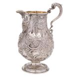 A Victorian silver jug, maker Charles Frederick Hancock, London,